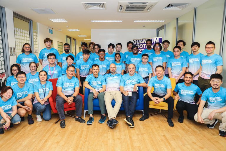 Group photo of participants in Singapore's Quantum Bootcamp 2023