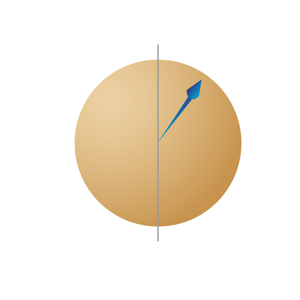 A qubit has an intended state.