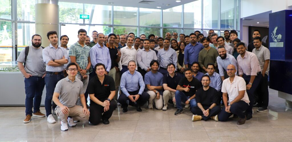 Group photo of participants in training workshop for OCBC Bank